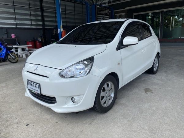 MITSUBISHI MIRAGE 1.2 GLS สีขาว ปี 2013